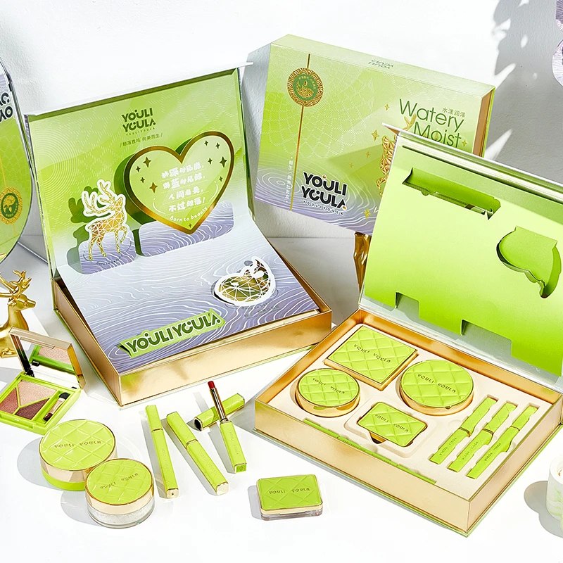 3.8女神节一鹿有你美妆礼盒彩妆化妆品套装情人节生日送老礼物 婆