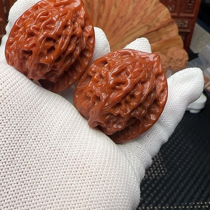 文玩核桃吊坠全品老款公子帽34尺纯手盘