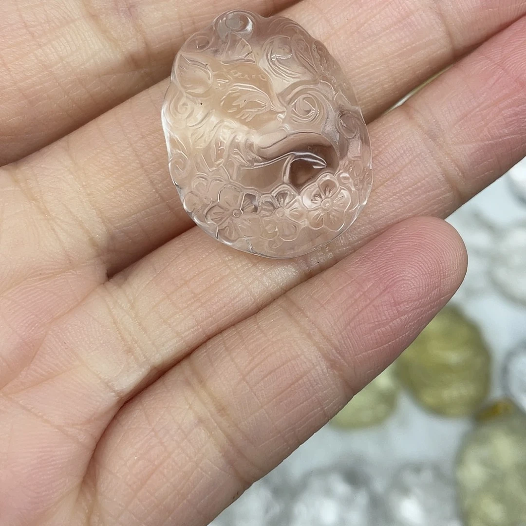 水晶吊坠配件未镶嵌