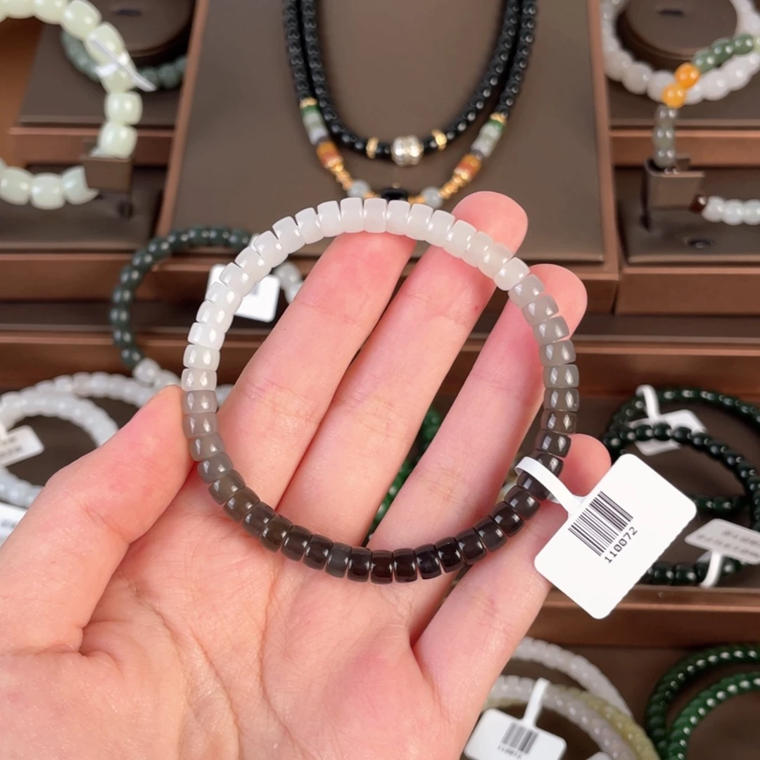 和田玉未镶嵌颈饰开*072