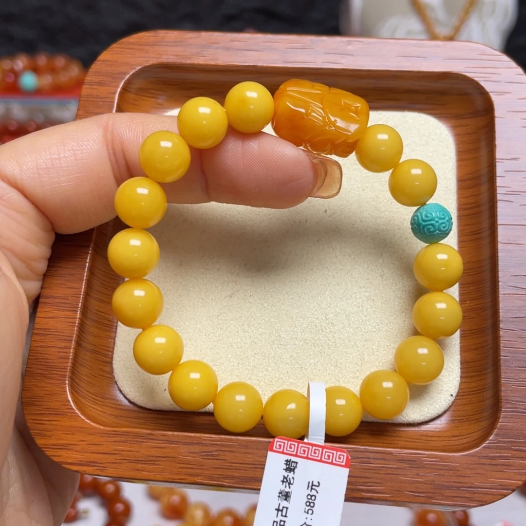 蜜蜡未镶嵌手链手串