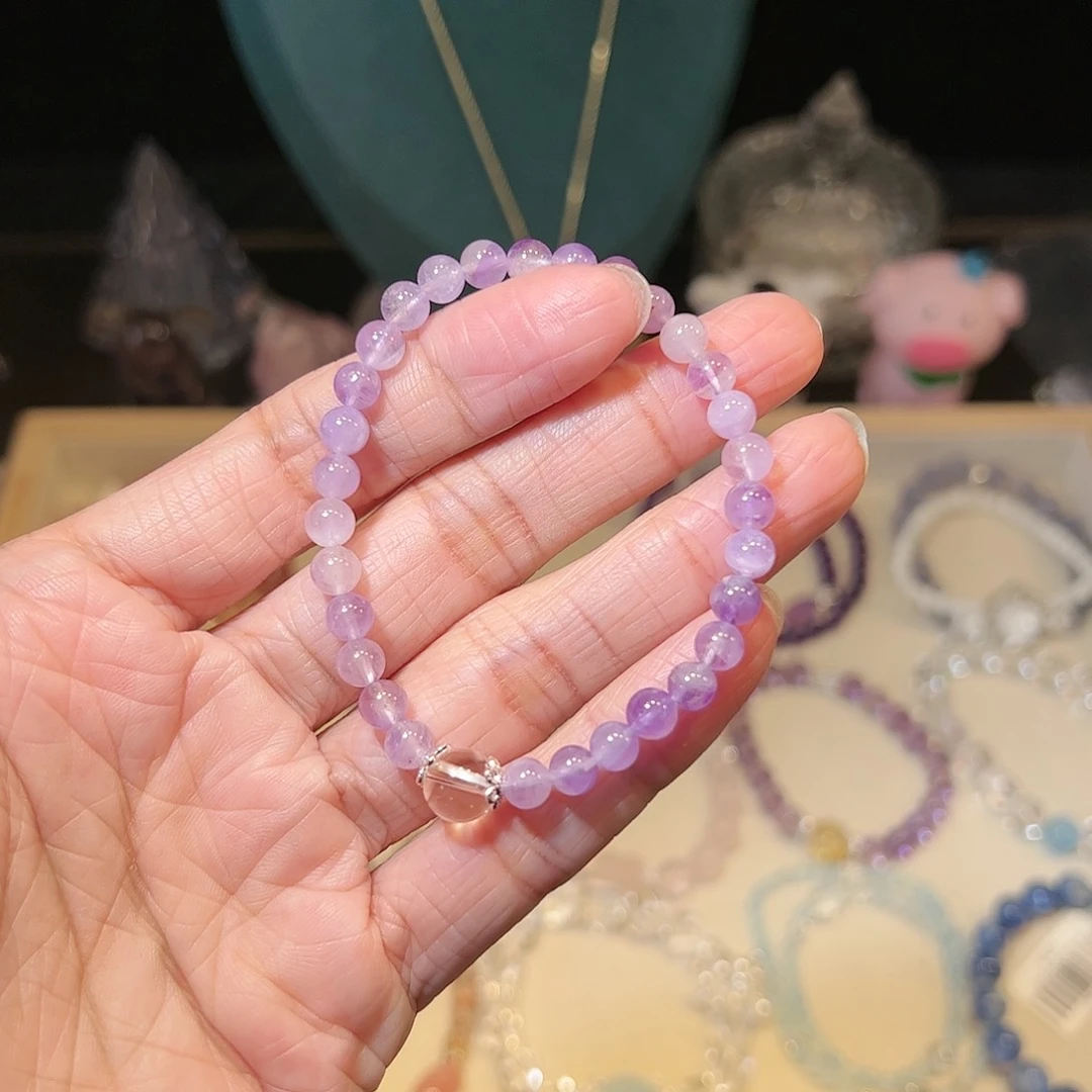 水晶手链未镶嵌紫