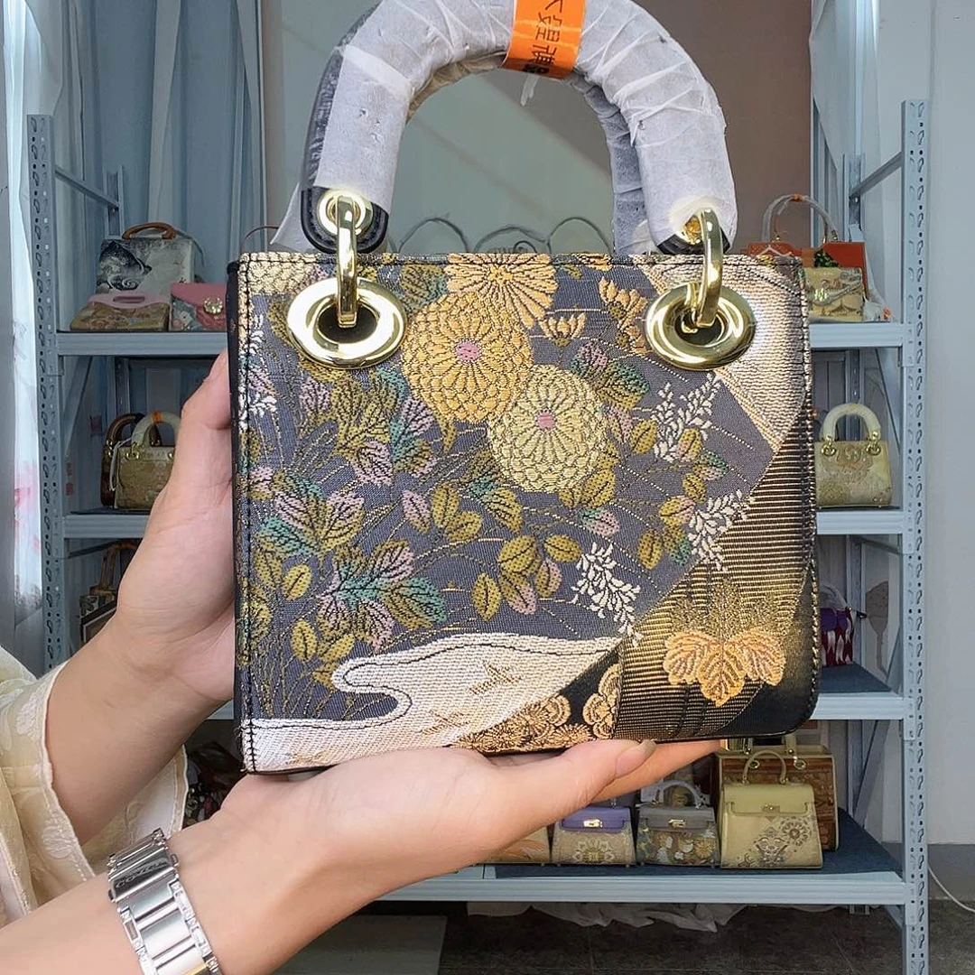 织物桑蚕丝非遗唐锦小戴妃