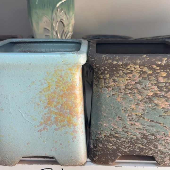 紫砂花盆口17高19，11111122