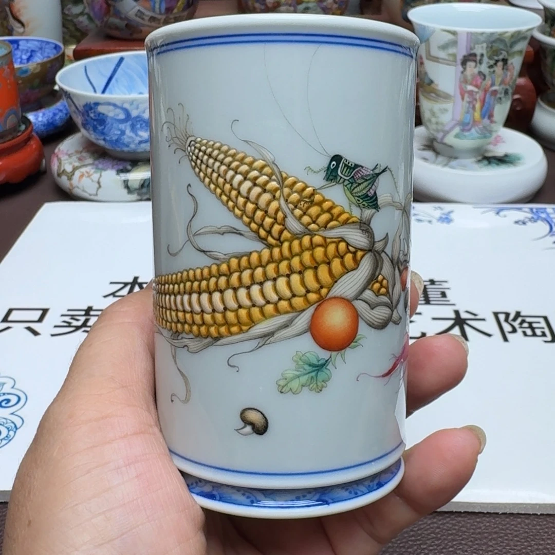 景德镇手工手绘展示