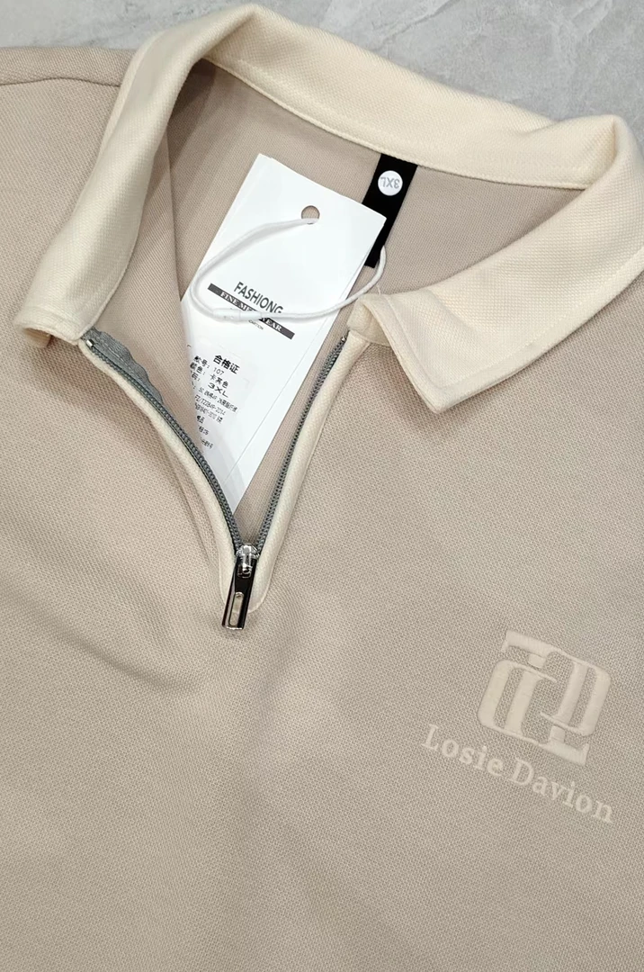 纯色polo春季时尚T恤通用男款翻领简约运动夏季透气商务休闲经典