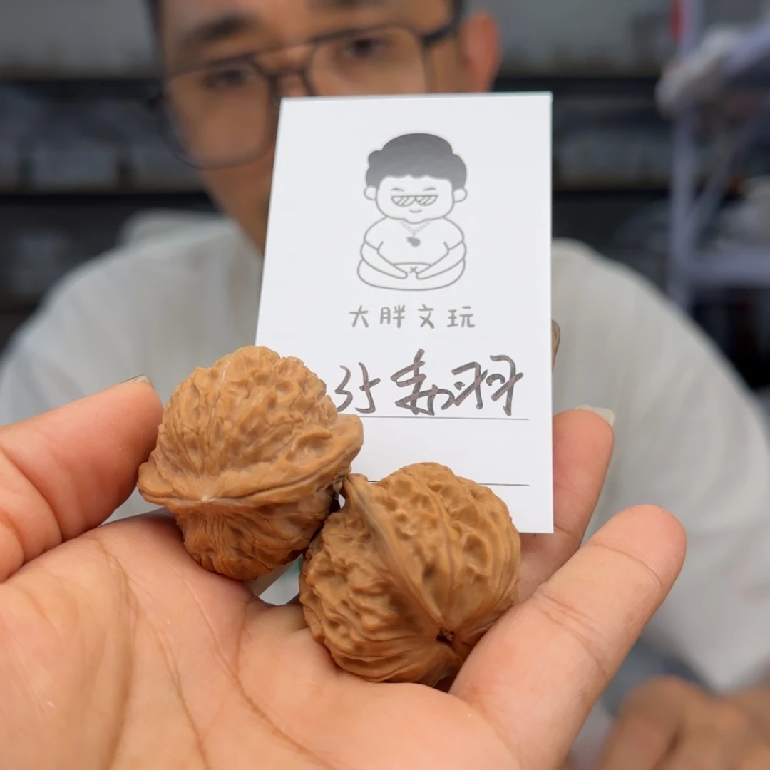 阿***治文玩核桃把件赤羽练手