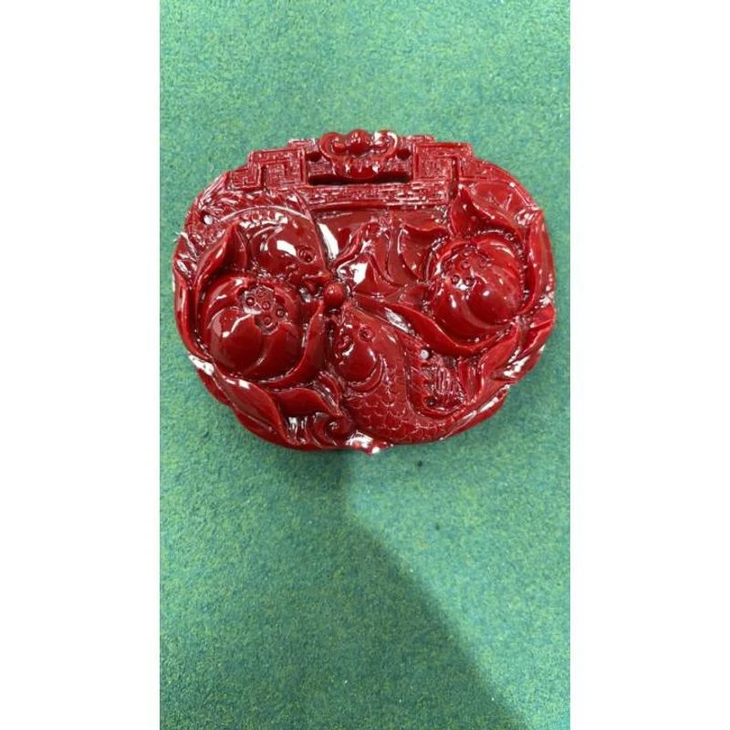 358号精品双鱼雕刻牌