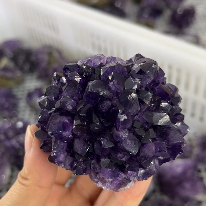 未镶嵌发饰水晶福利紫晶花