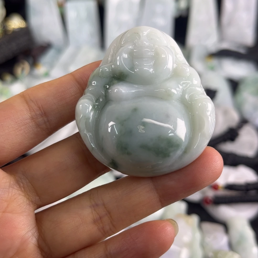 翡翠未镶嵌吊坠(不含链)瑕疵