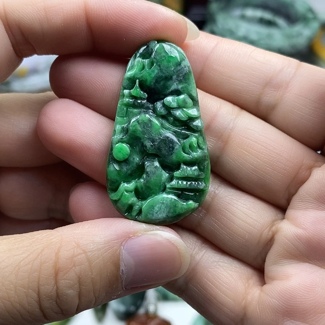 颈饰未镶嵌翡翠牌子