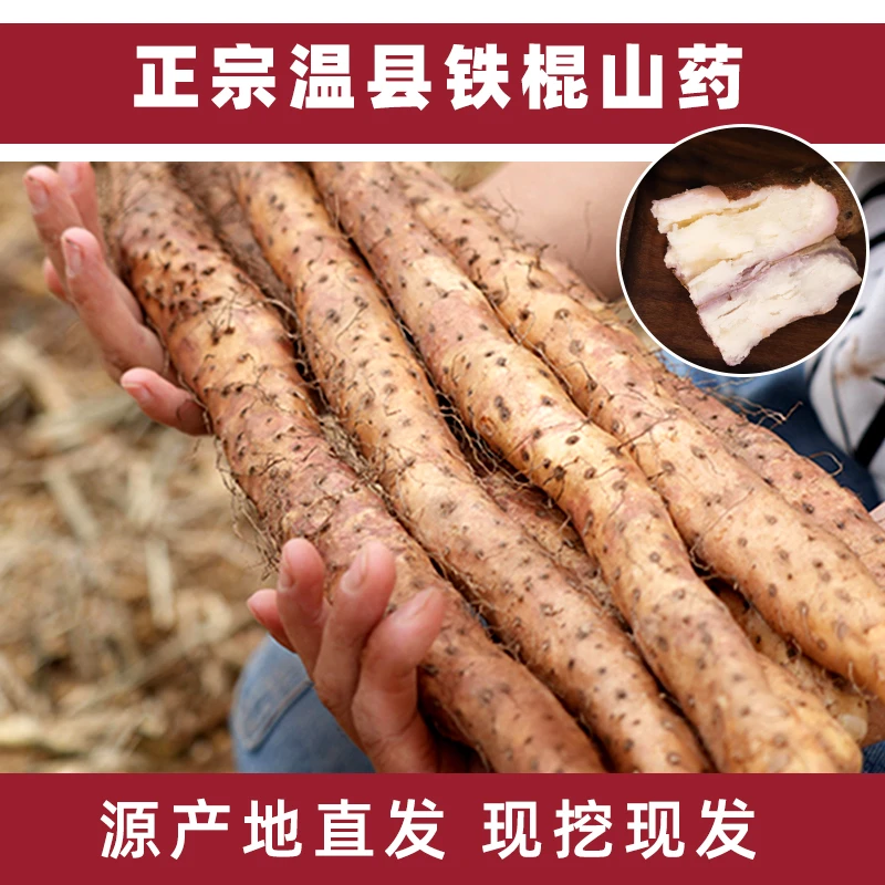 【正宗】温县垆土铁棍山药铁棍怀山药河南焦作香甜软糯3斤装47公分