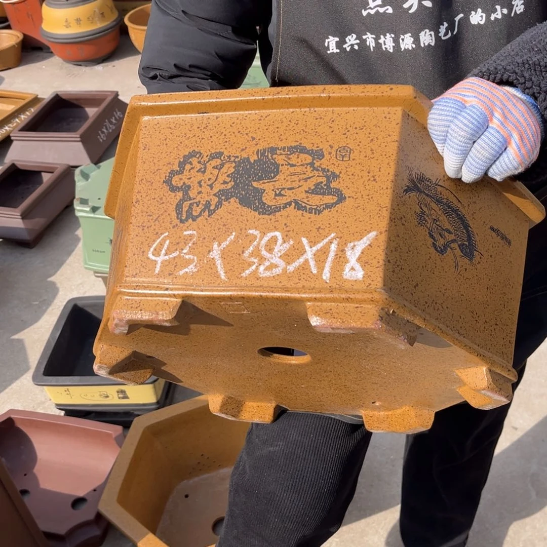 紫砂花盆盆景艺术