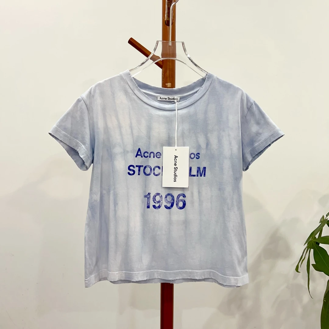 全新未使用 AcneStudios 短袖 全新 尺码XS成色看直播GSS23142