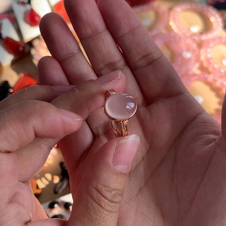 玛瑙/玉髓合金戒指