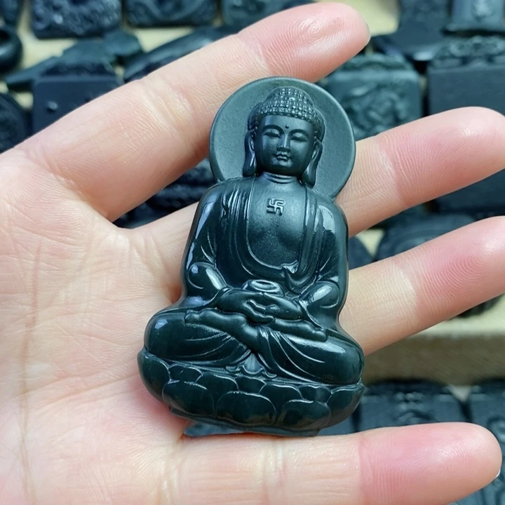 和田玉（青玉）颈饰未镶嵌