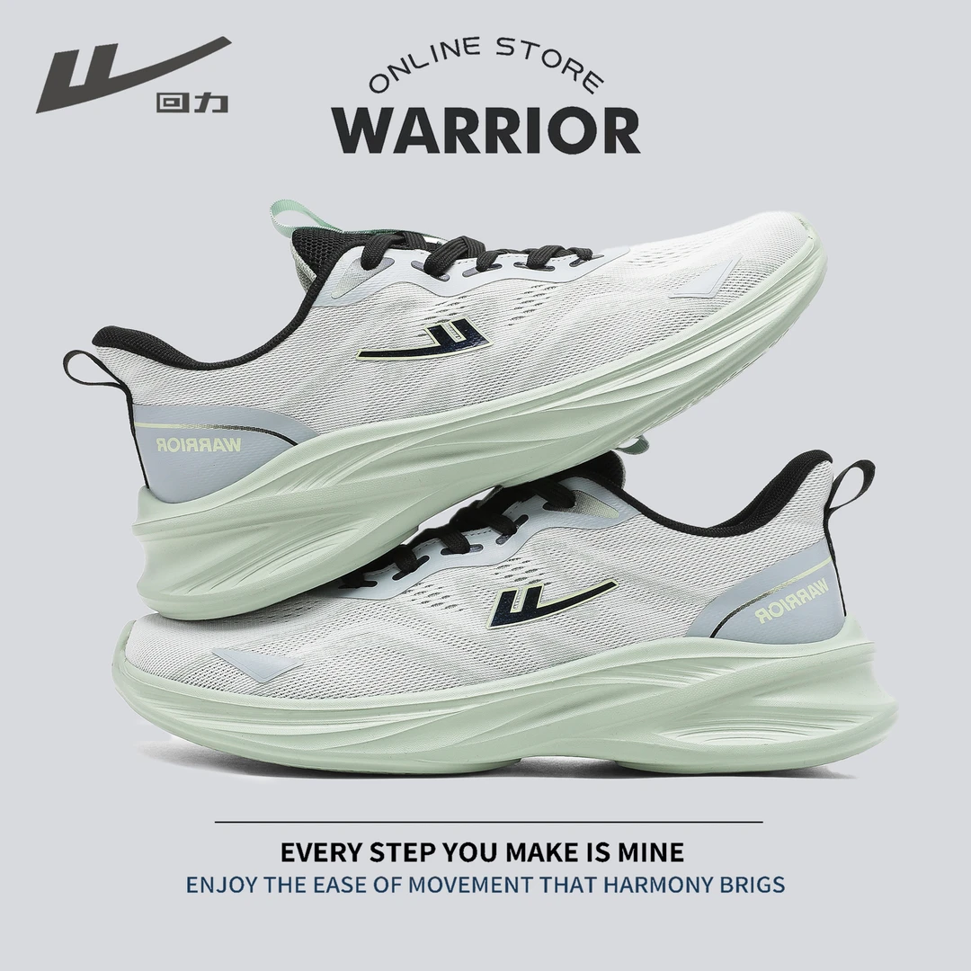 Warrior/回力春夏男鞋透气网面鞋休闲百搭运动鞋跑步鞋软底潮流鞋
