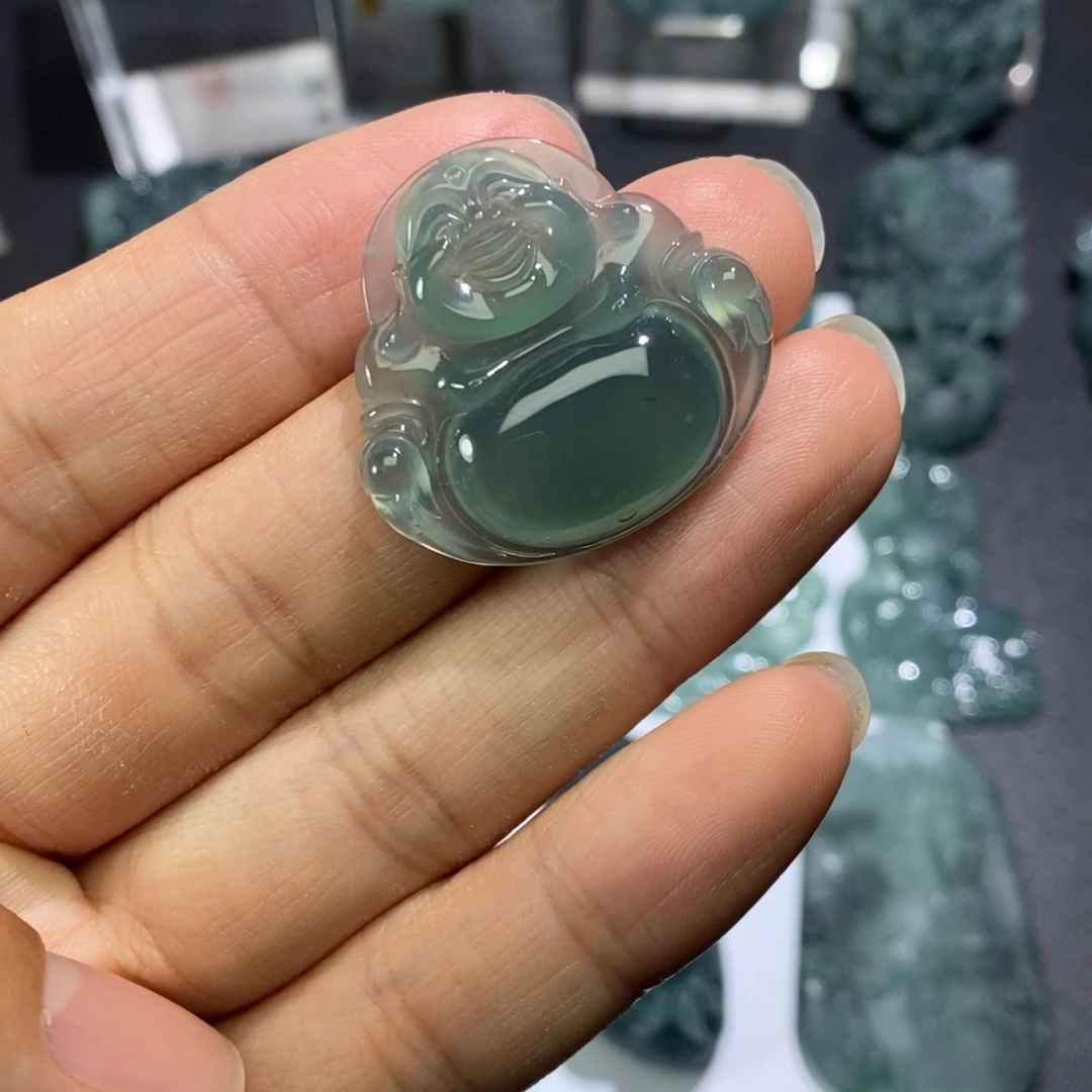 定制翡翠未镶嵌佛公