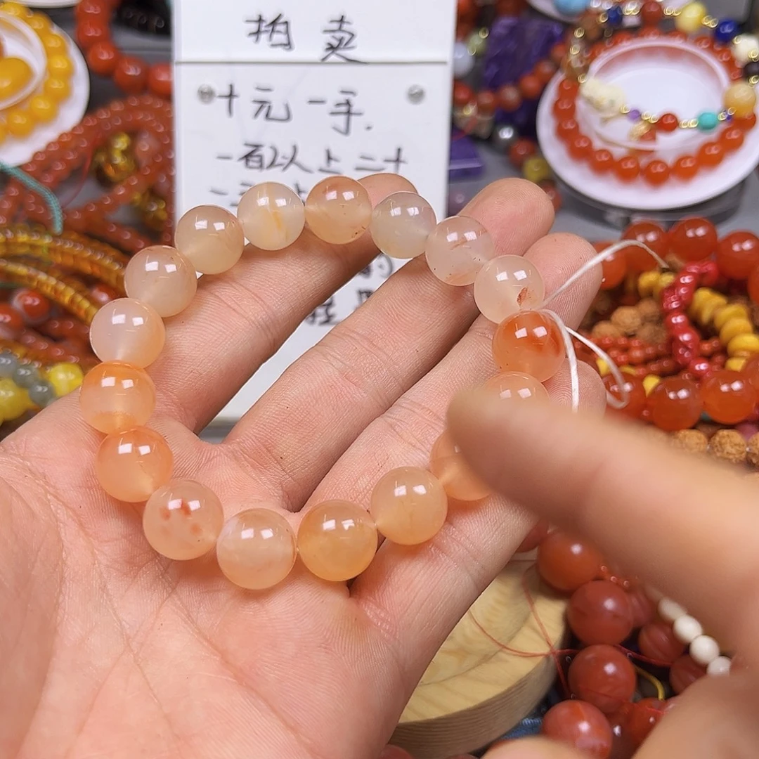 阿***代玛瑙/玉髓未镶嵌手链54671