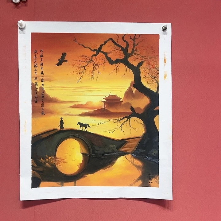 油画刘文桂老师油画作品朵