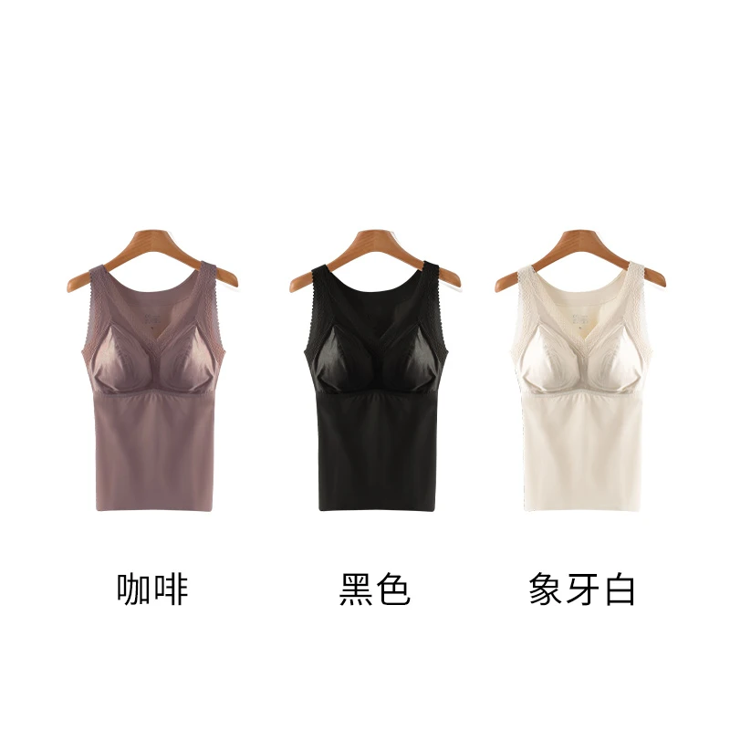 高奢女士缎面保暖背心M0602