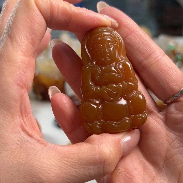 玛瑙/玉髓吊坠(不含链)未镶嵌