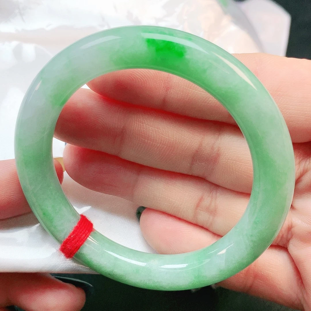 未镶嵌手镯翡翠圆条2255