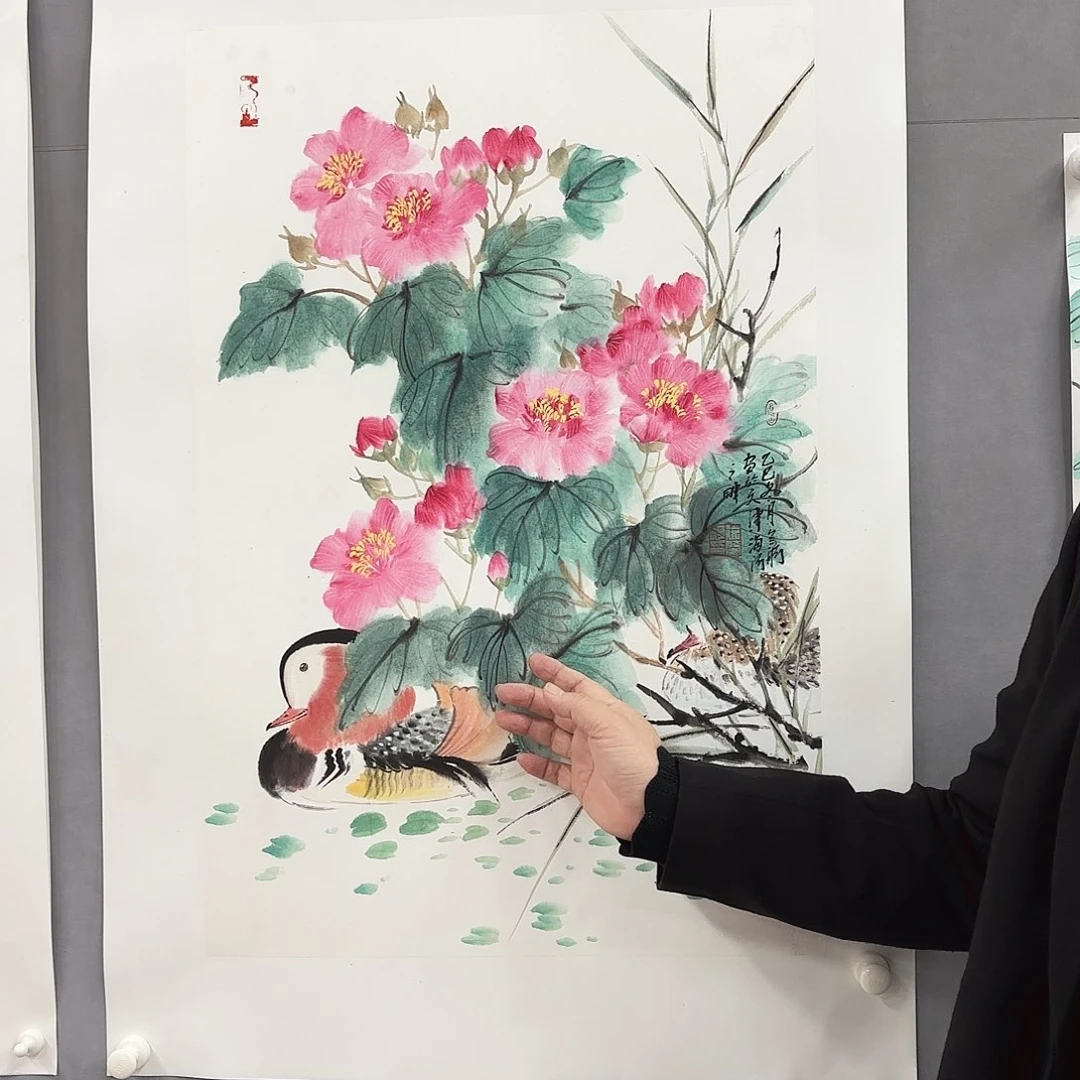 国画老师亲笔手绘1111