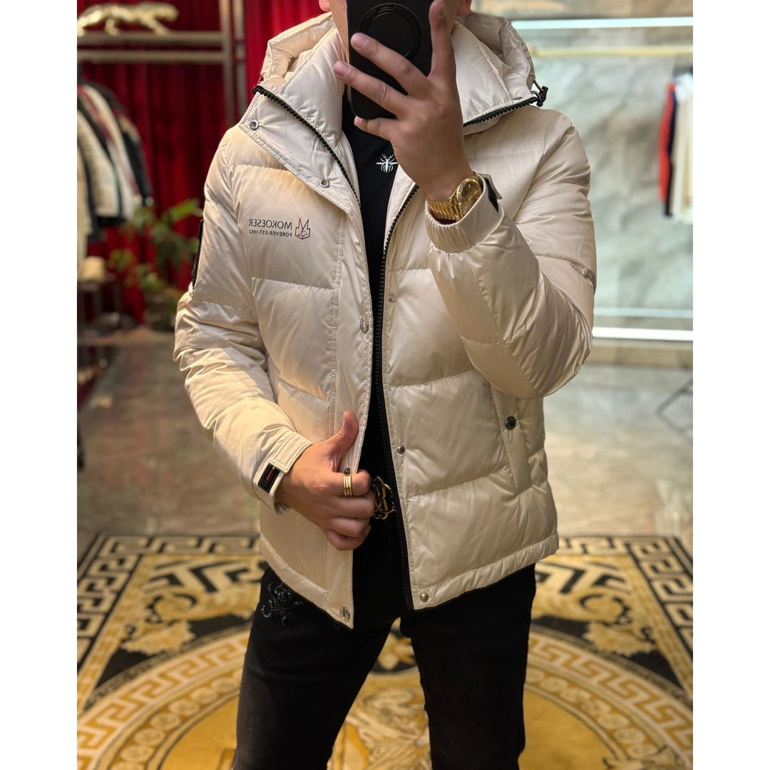 【路易理欧】新款潮流轻奢简约经典设计冬季保暖羽绒服2201