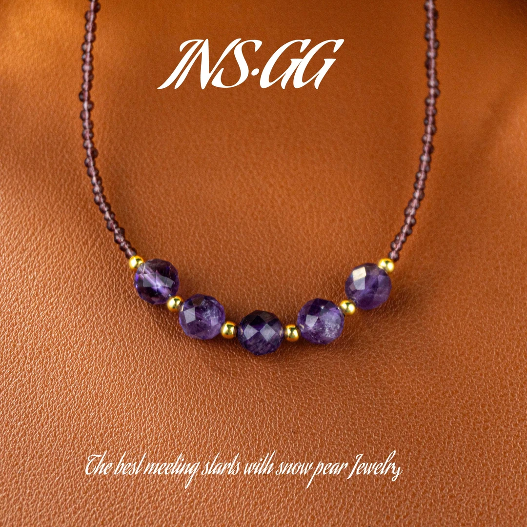 钛钢仿水晶吊坠 【INS·GG】晶 ♠ 手工轻奢  LX3144 吊坠·中长