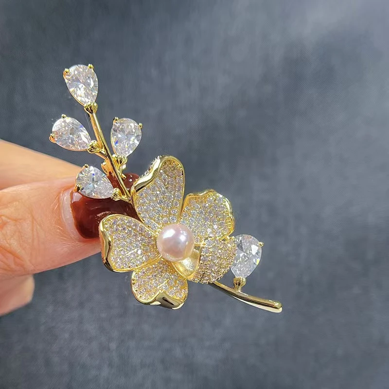 铜合金胸针 精致轻奢国风时尚百搭优雅高档-197