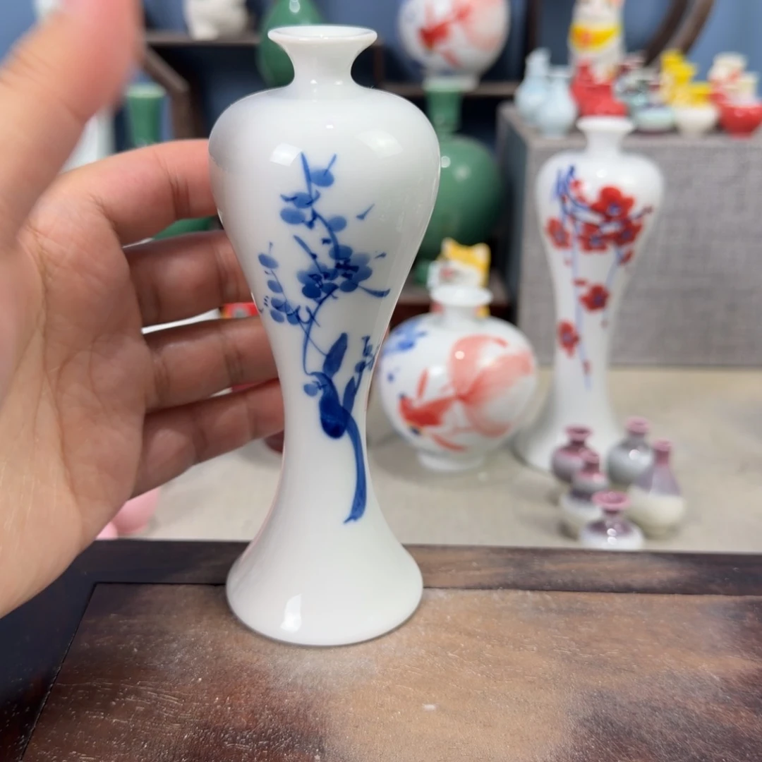 陶瓷手工小花器摆件