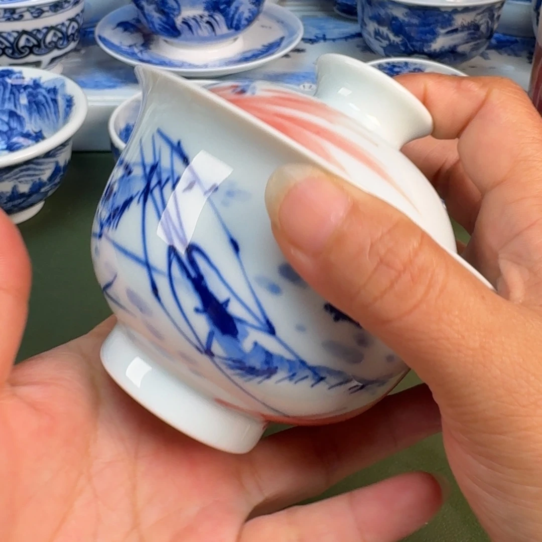 景德镇纯手绘茶具圆圆226