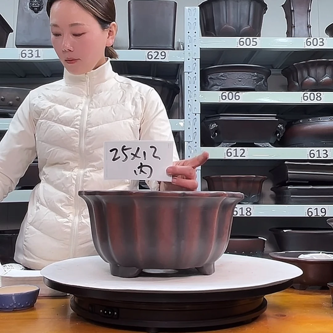 紫砂花盆宜兴紫砂22号