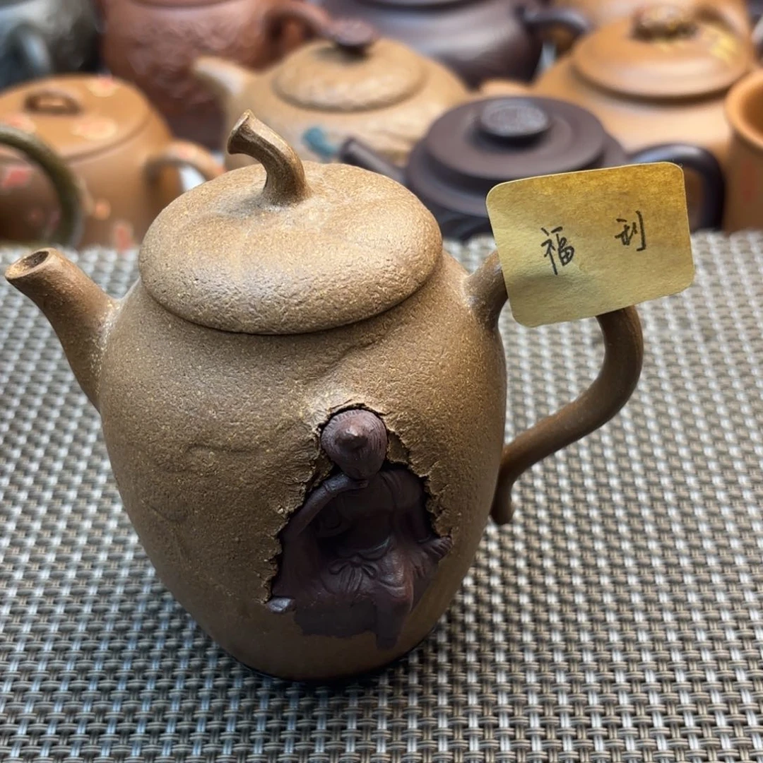 茶壶紫砂观音老段泥160c c