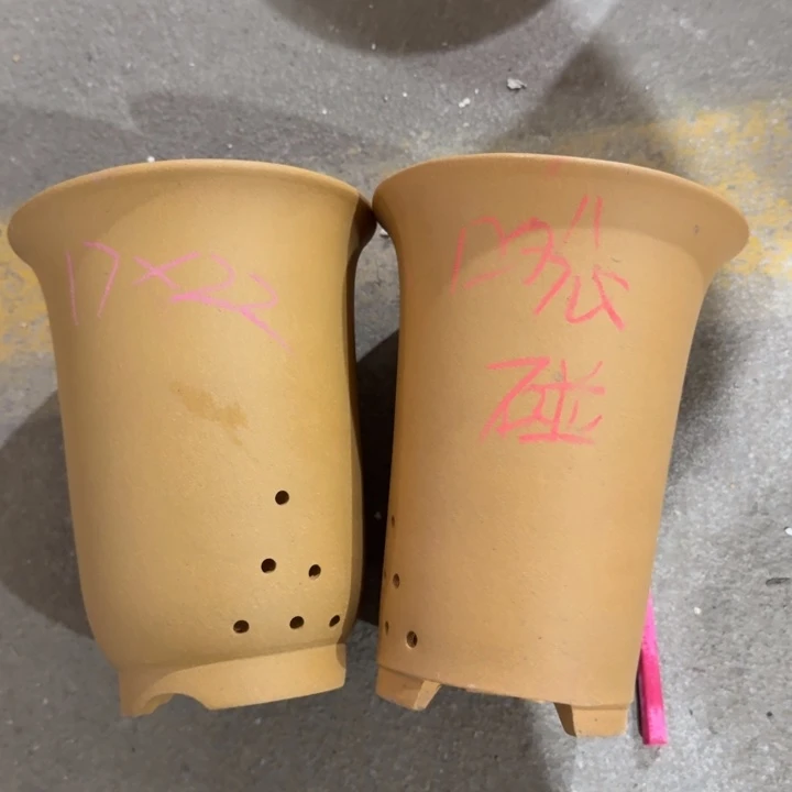 紫砂花盆 高度22口径17