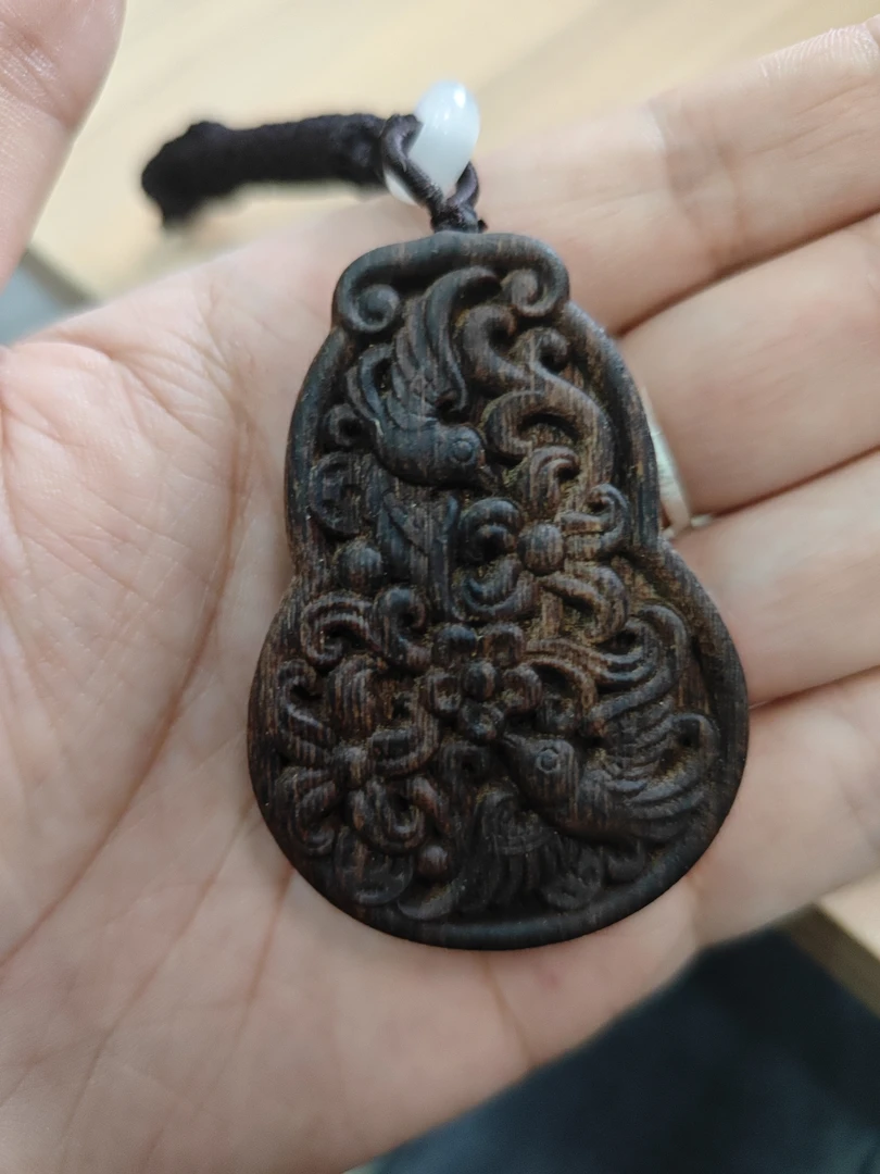 沉香小鸟雕刻牌多样性发一