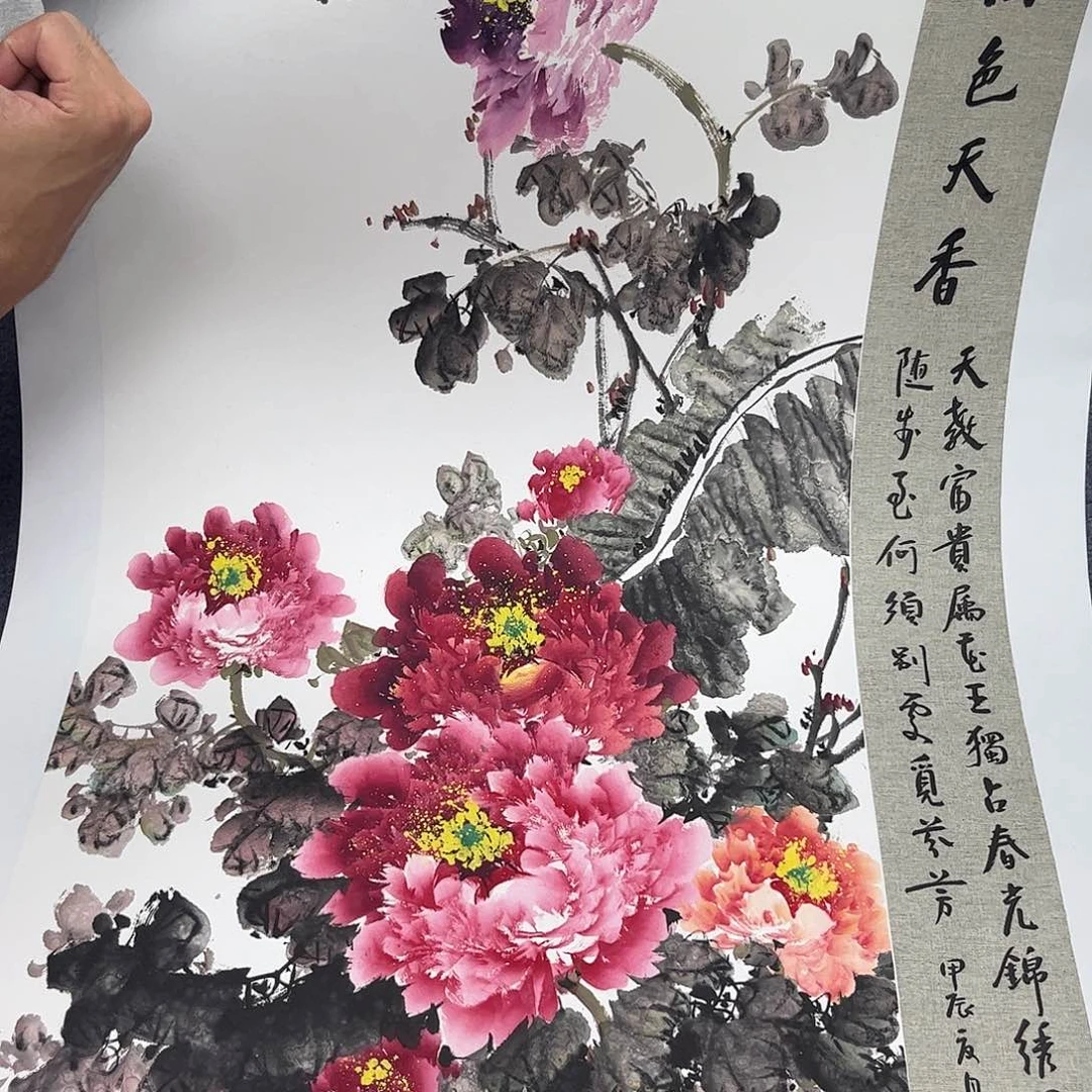 国画宣纸国画纯手绘作品