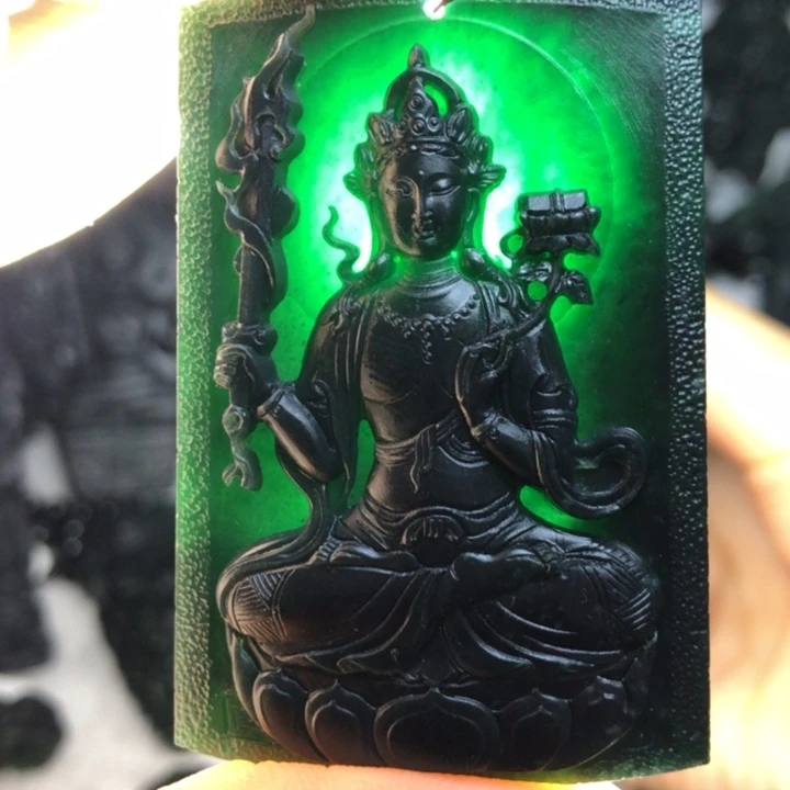 定制翡翠未镶嵌虚空藏