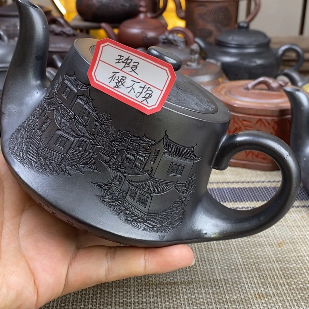 茶壶紫砂微瑕不退不换500cc