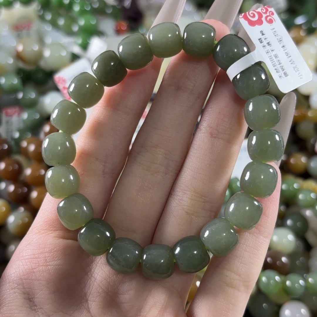 和田玉未镶嵌手链253