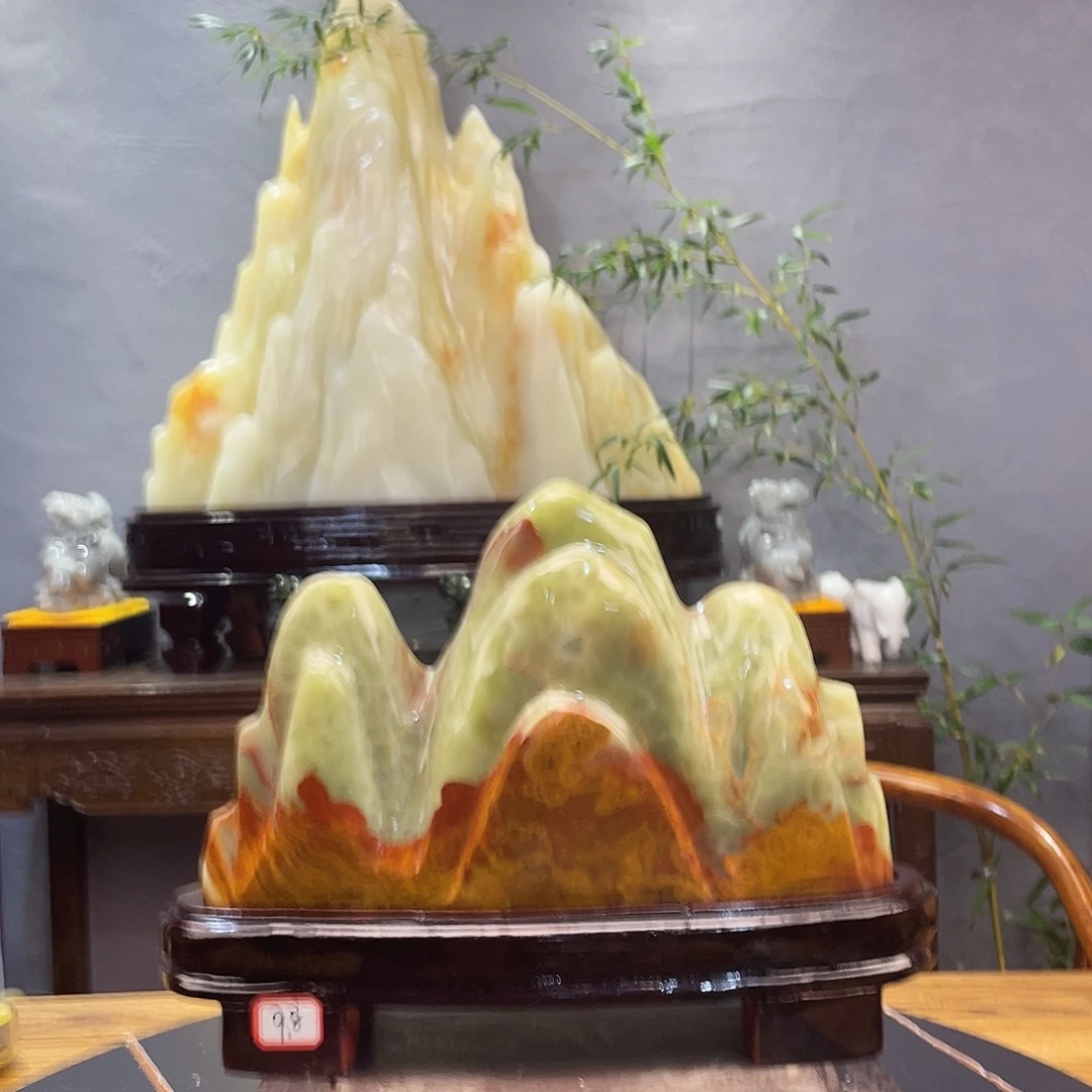 玉古青玉靠山石1号