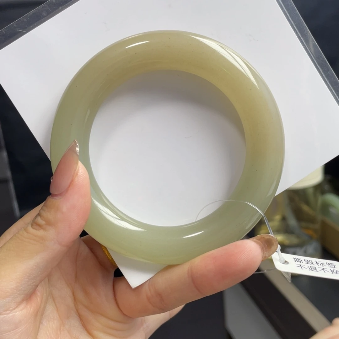 未镶嵌手镯石英岩玉敏*✧