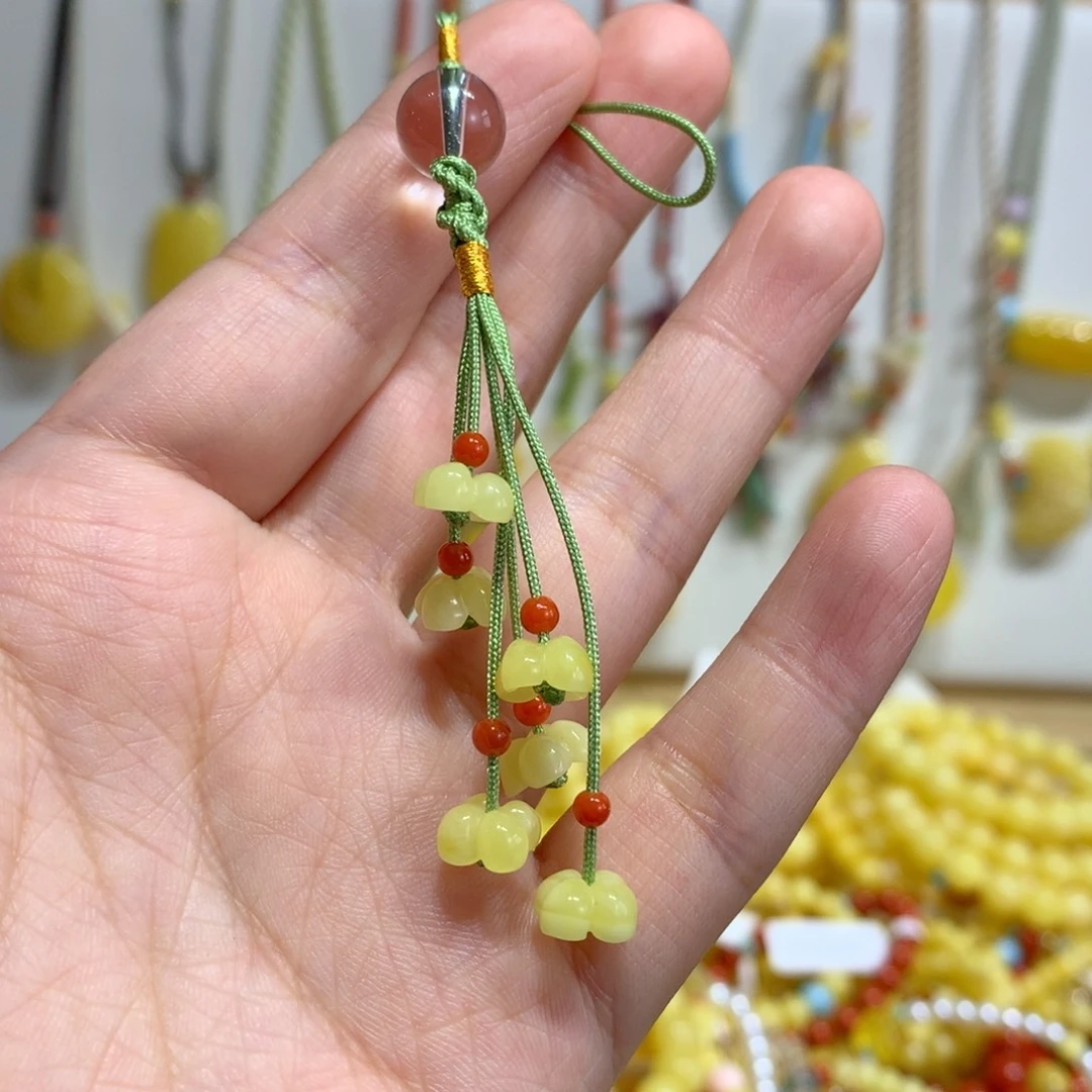 蜜蜡未镶嵌手链挂件