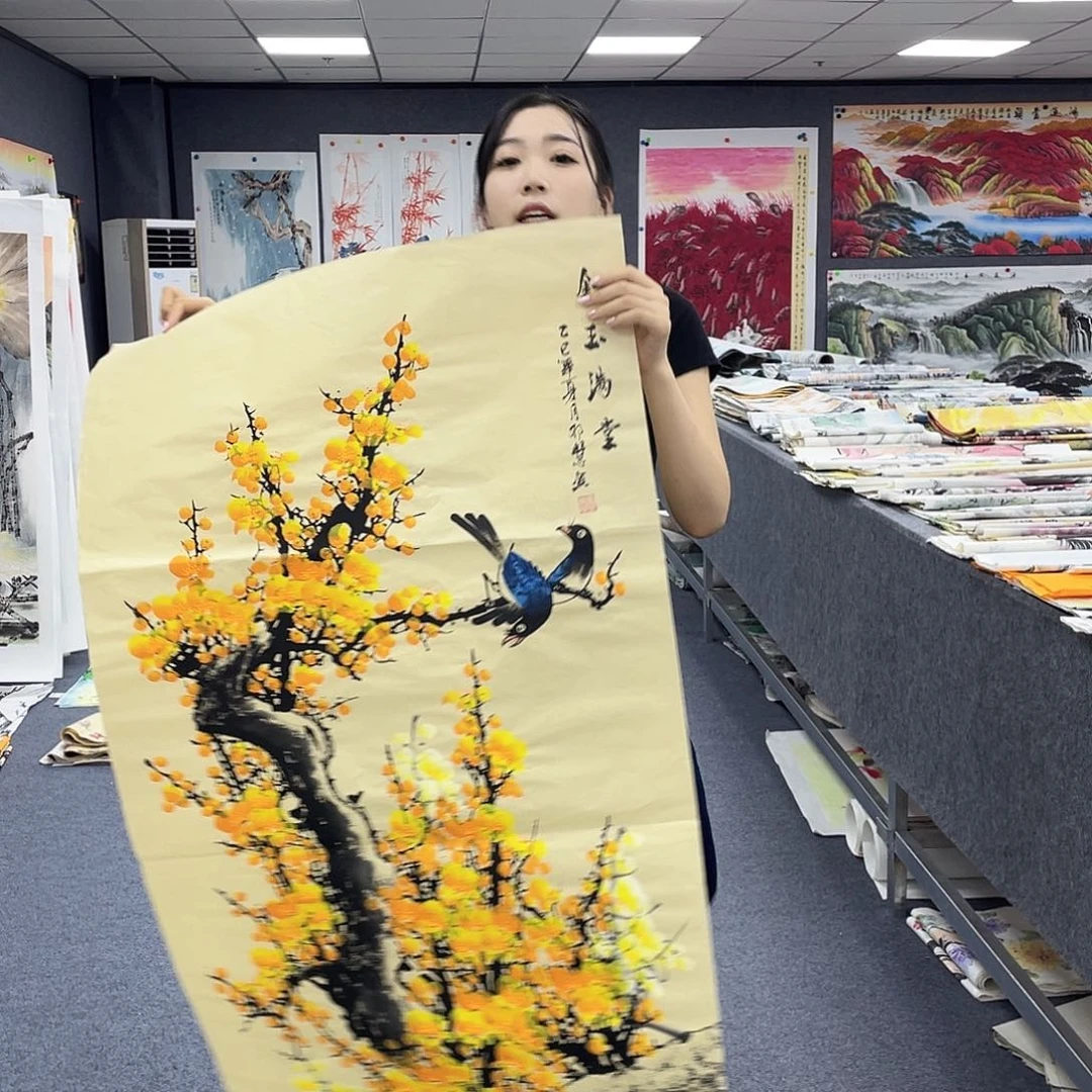 国画作品小姐姐放漏…
