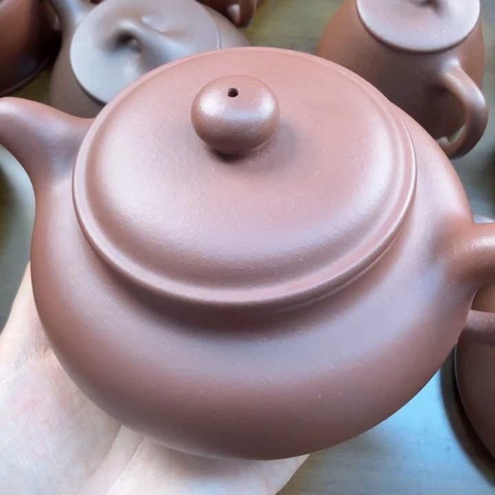 茶壶紫砂崇*450cc清水泥防古