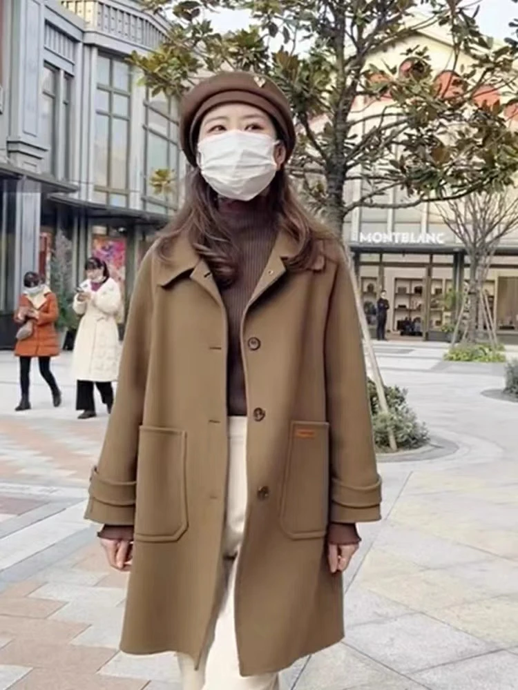 百分百全羊毛大衣