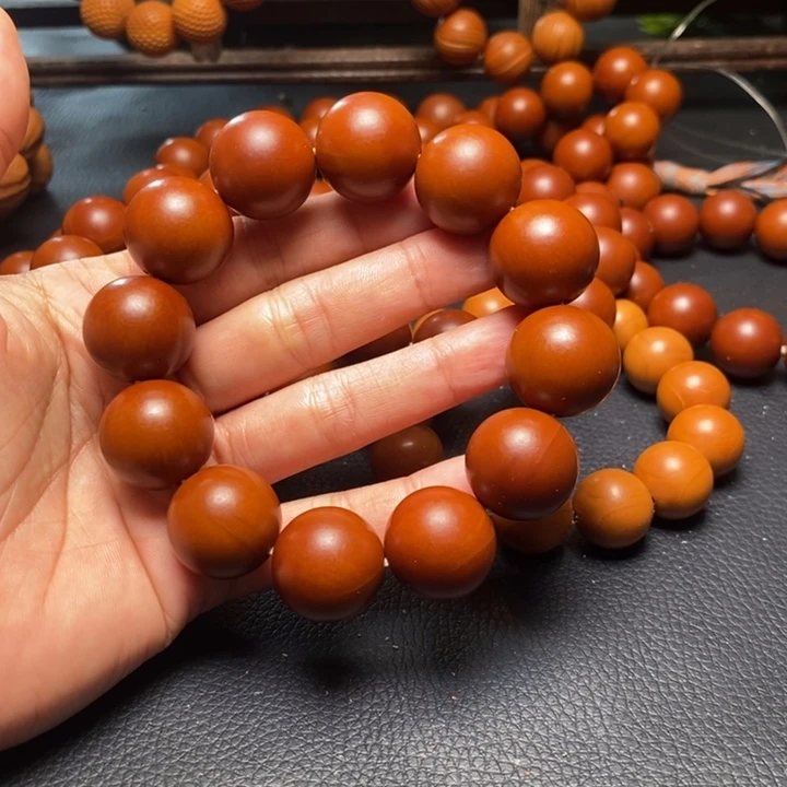 手串橄榄核1.95尺寸树王光珠全品