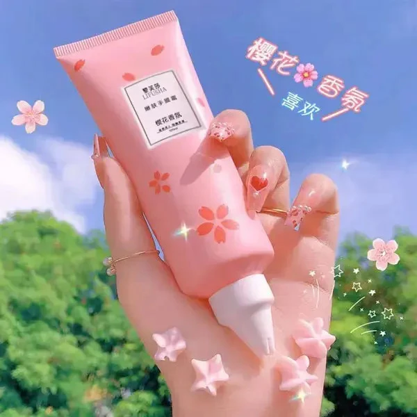 【活动中】大容量樱花香氛细嫩护手霜补水滋润保湿手膜霜嫩白保湿