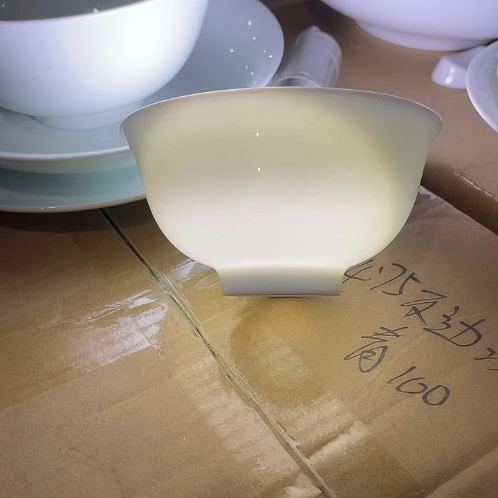 瓷片云青4.75英寸米饭碗六个，包邮